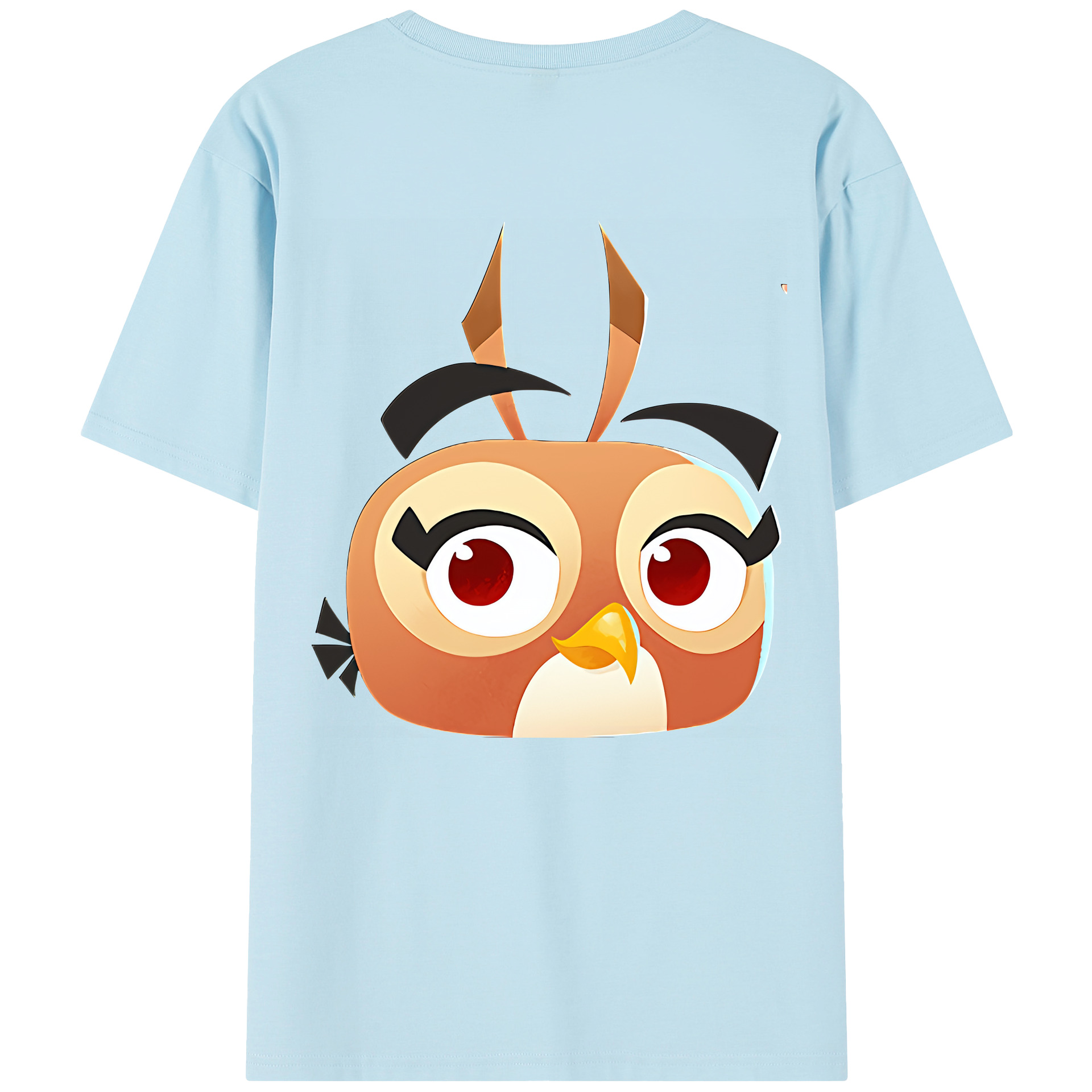 （画像用） Angry Birds アングリーバード 綿100％半袖Tシャツ（背面プリント）